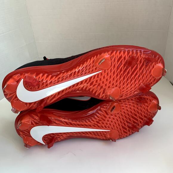 Nike Baseball Cleats Lunar Vapor Ultrafly Elite NIB Red Athletic Sz 16 Mens NWT - Picture 4 of 10